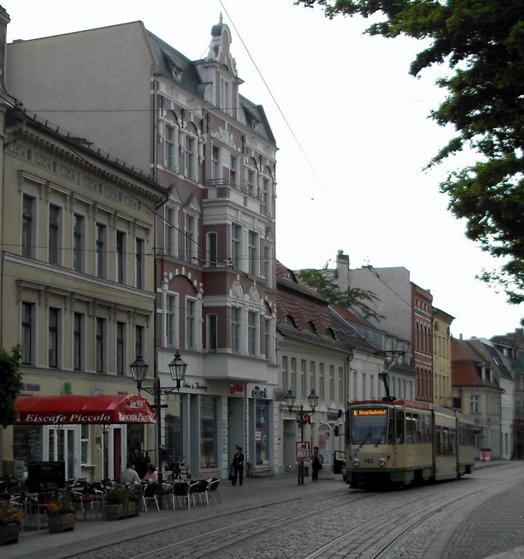 On the Hauptstrasse in Brandenburg an der Havel, Germany