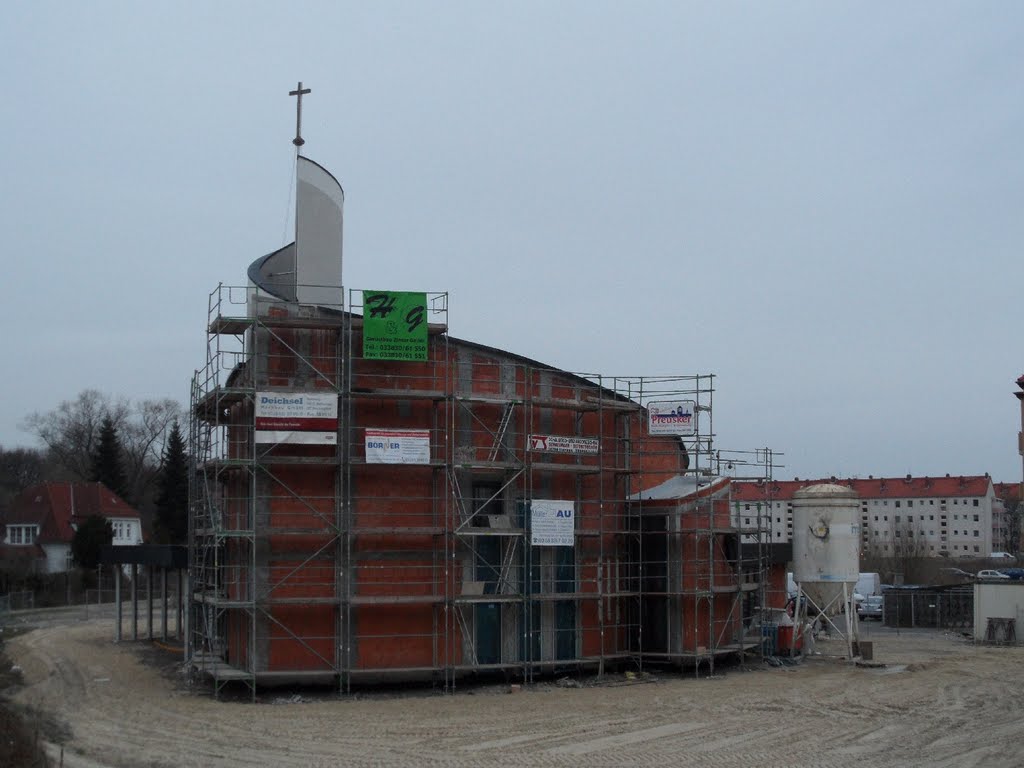 Neubau der Neuapostolischen Kirche - Stand April 2011