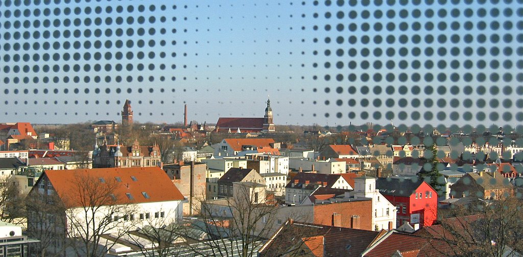 Cottbus - Blick vom IKMZ Richtung Altstadt