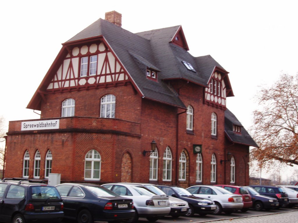 Bahnhof Cottbus, Empfangsgebäude der ehemaligen "Spreewaldbahn" (Vorderansicht)