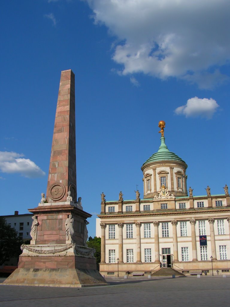 Alter Markt with Obelisk and Altes Rathaus