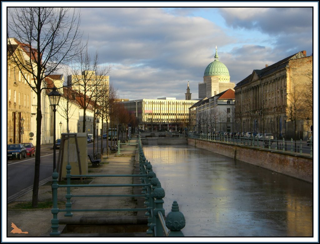 Der Stadtkanal, die Potsdamer Gracht