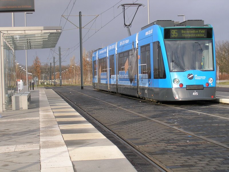 Straßenbahn am BUGA-Park