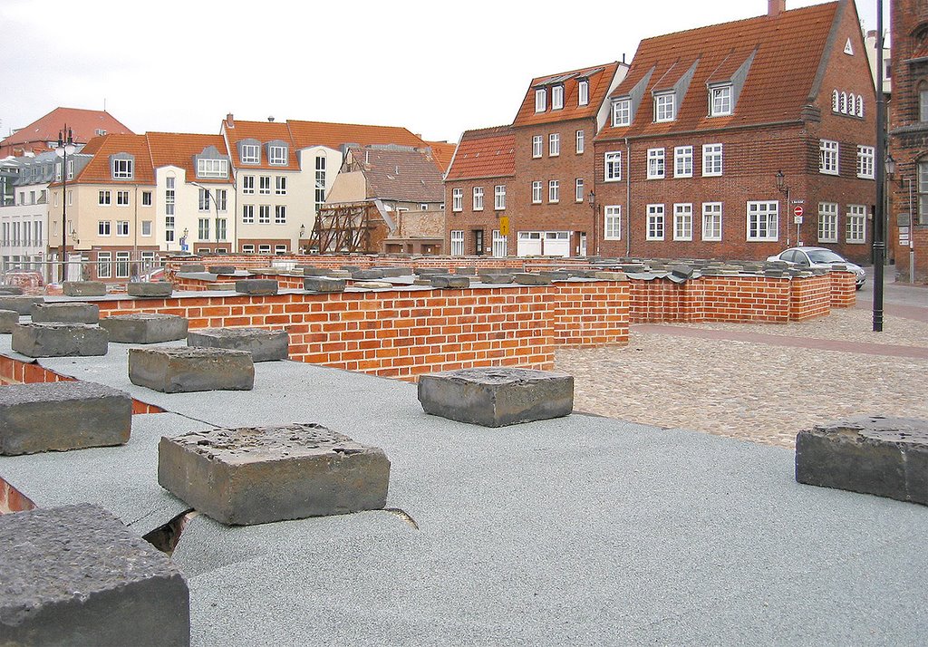 Wismar - Wiederaufbau der Kirche St. Marien 2008