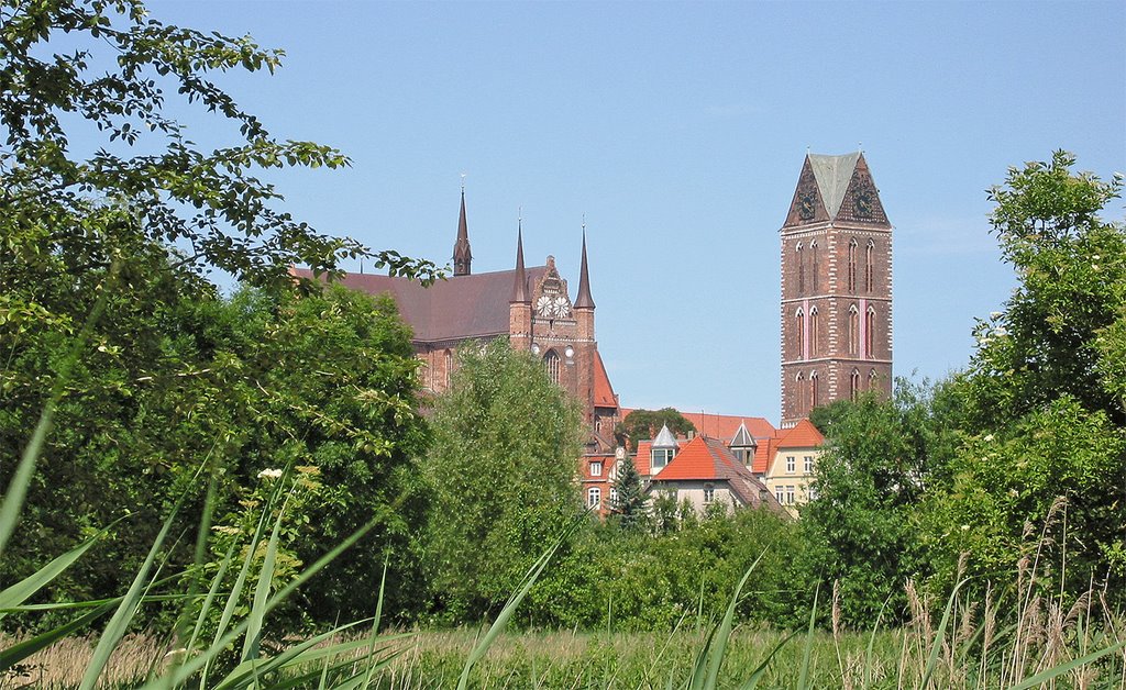 Wismar - Blick von der Kuhweide