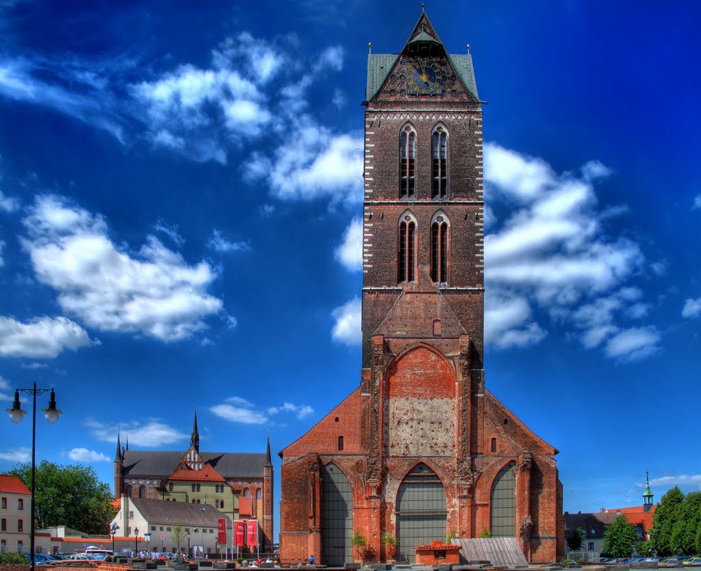 Marienkirche Wismar, built 1260, UNESCO-Weltkulturerbe