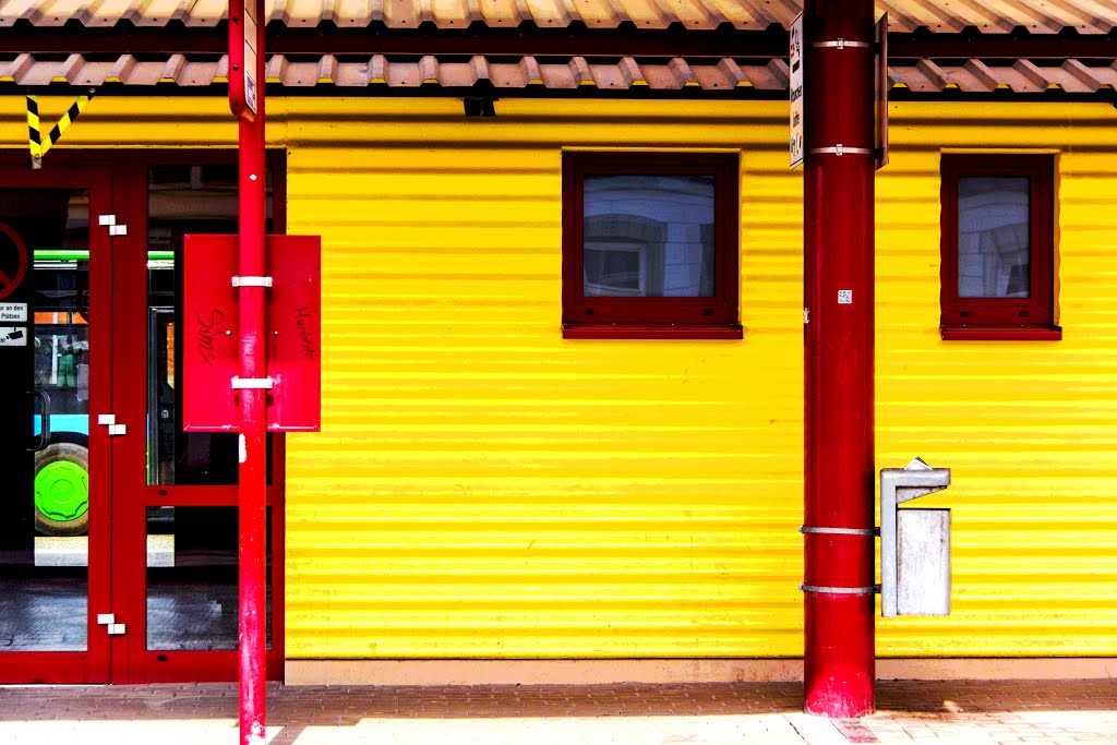Wismar. Busbahnhof. 201304