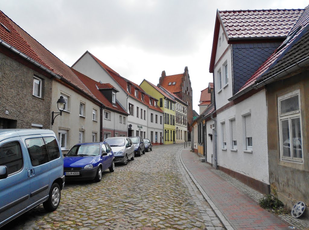 Teterow, Blick auf der Malchiner Tor