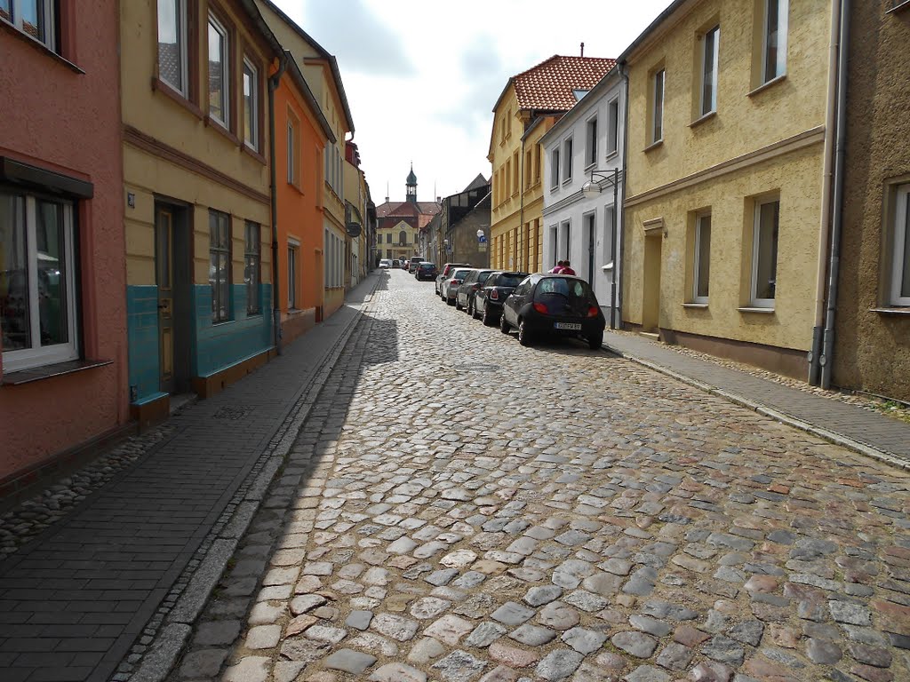 Blick zum Teterower Rathaus