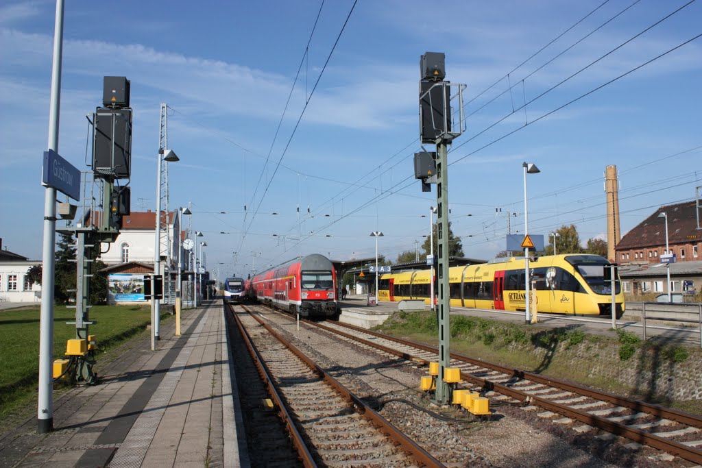 Viel Betrieb im Bahnhof Güstrow