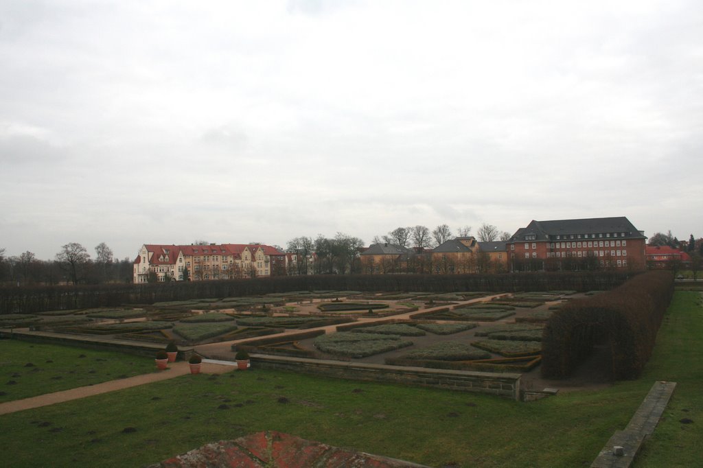 Güstrow Blick auf den Schloßpark 05.12.2007