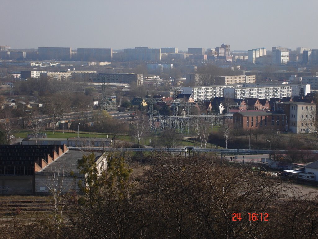 Blick vom Datzeberg auf die Oststadt