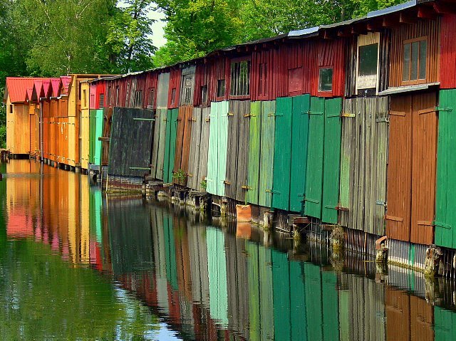 Bootshäuser in Neubrandenburg