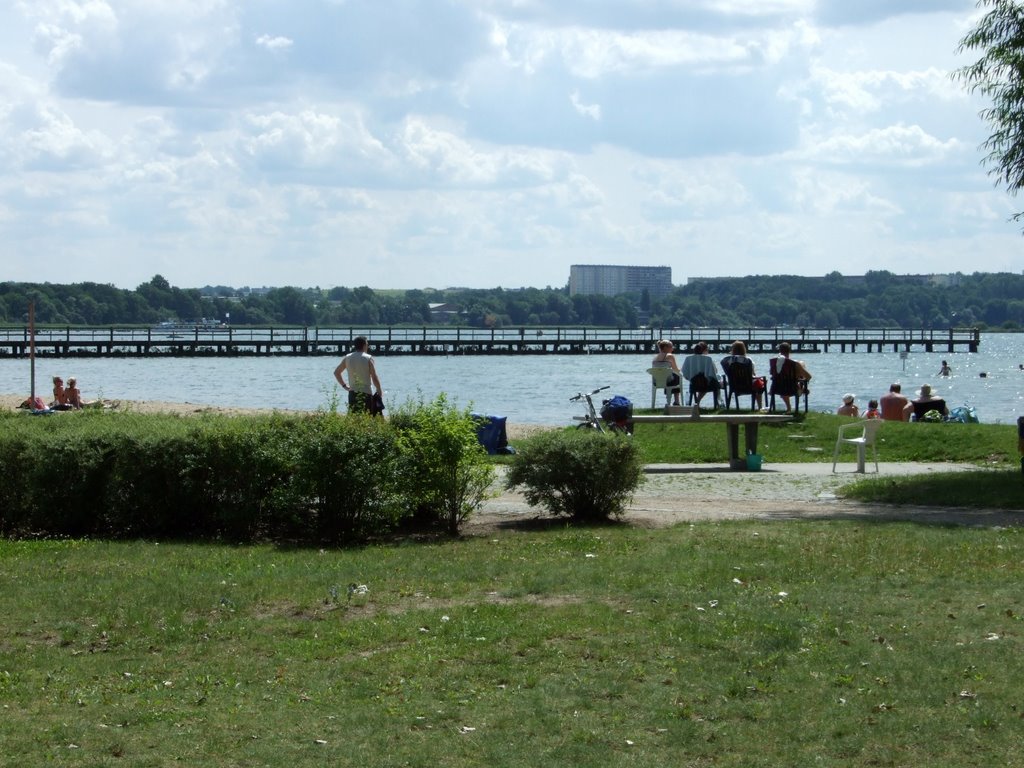 Plaża nad Tollensesee