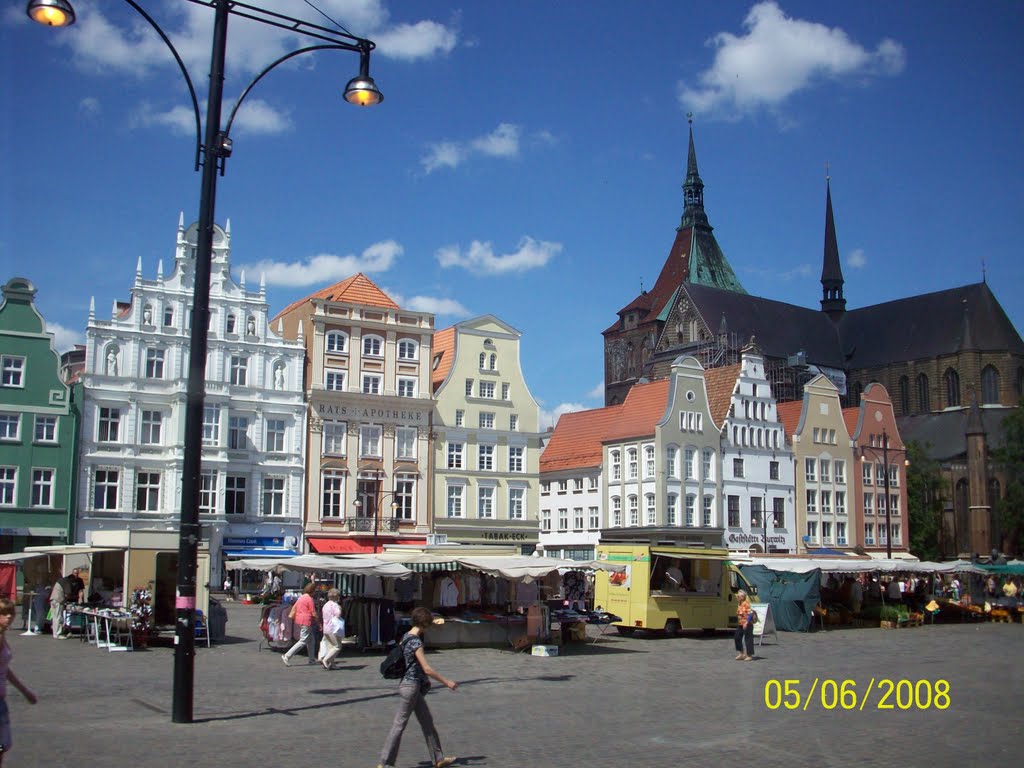 Παζάρι στο Rostock - Bazaar in Rostock