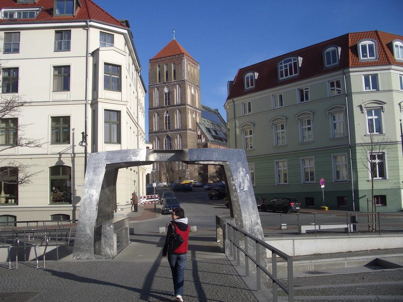 Viergelindenbrücke und Nikolaikirche
