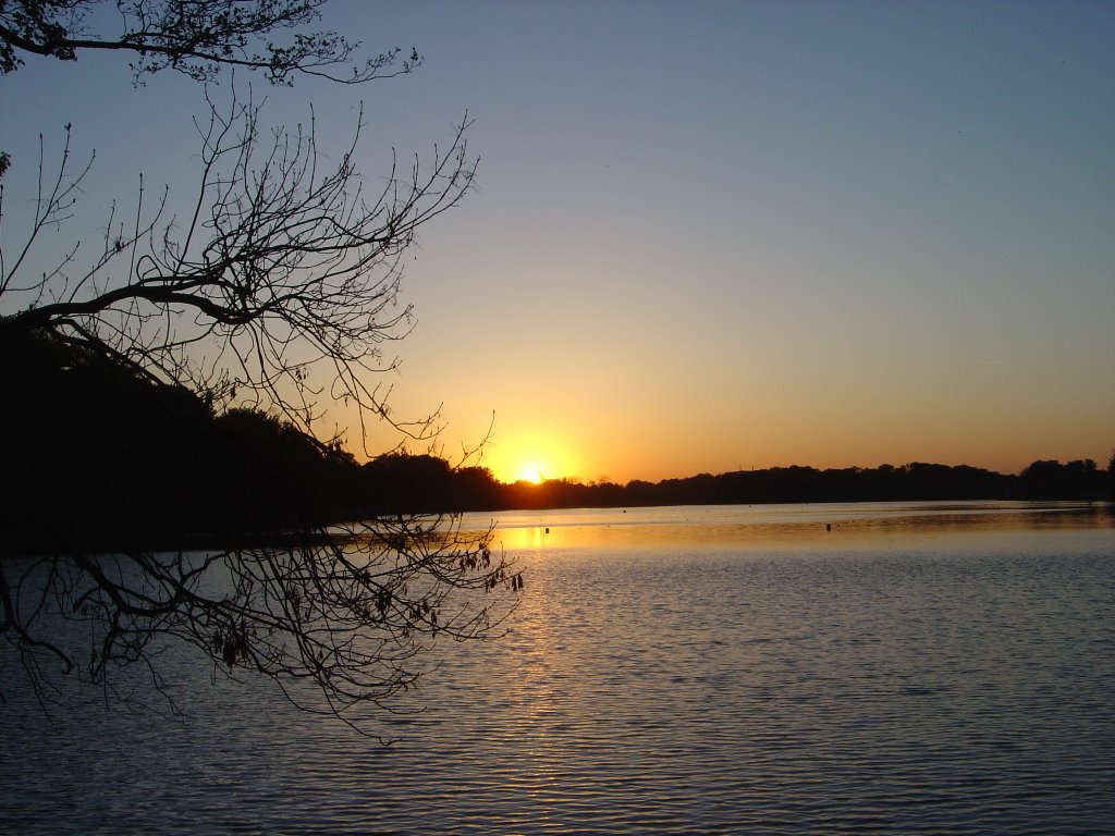 Zonsondergang Schwerin