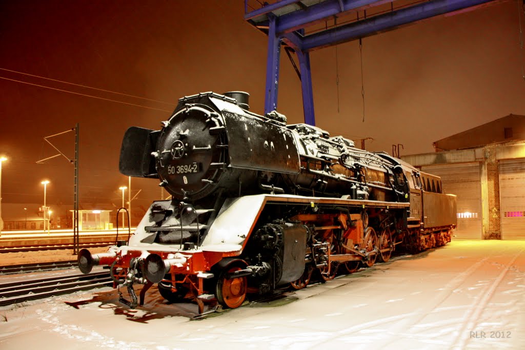 Lok 50 3694-2 der MEF im Schnee