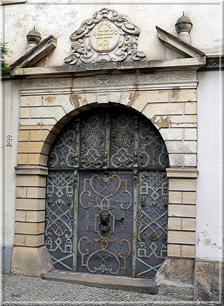 Portal in Bautzen /Sachsen