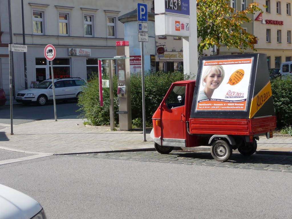 Bautzen, Blick auf die Rosenstraße 2010