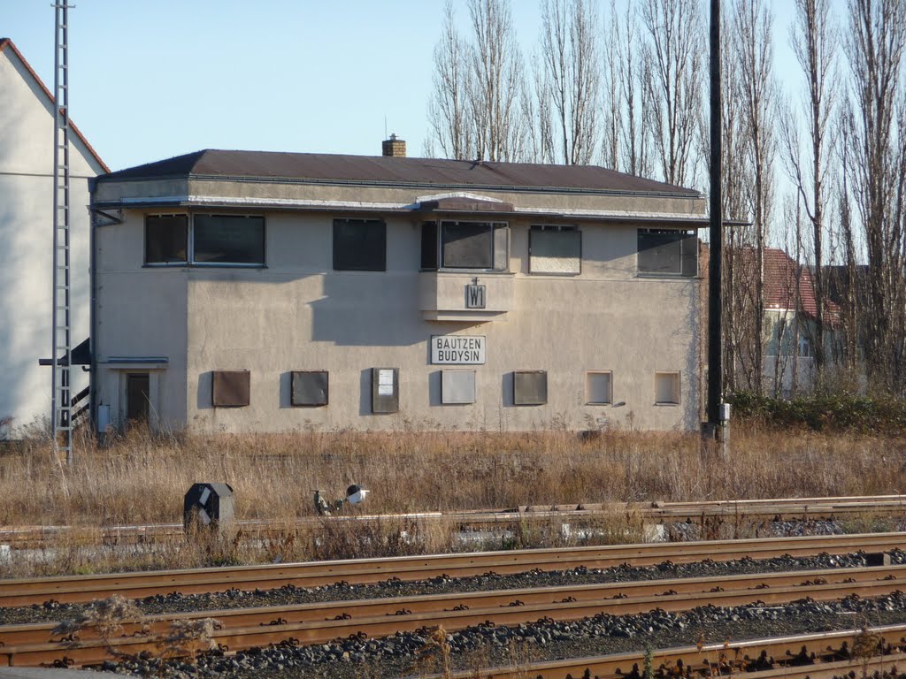 Ehemaliges Stellwerk W1 Bf Bautzen Januar 2012