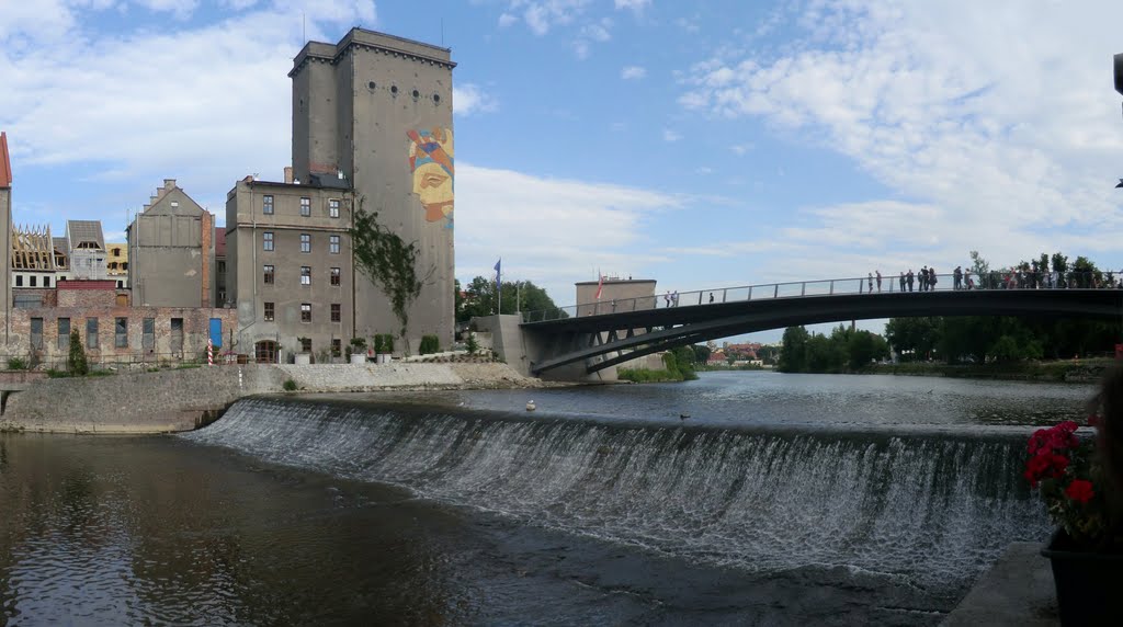 Wehr der Vierradenmühle