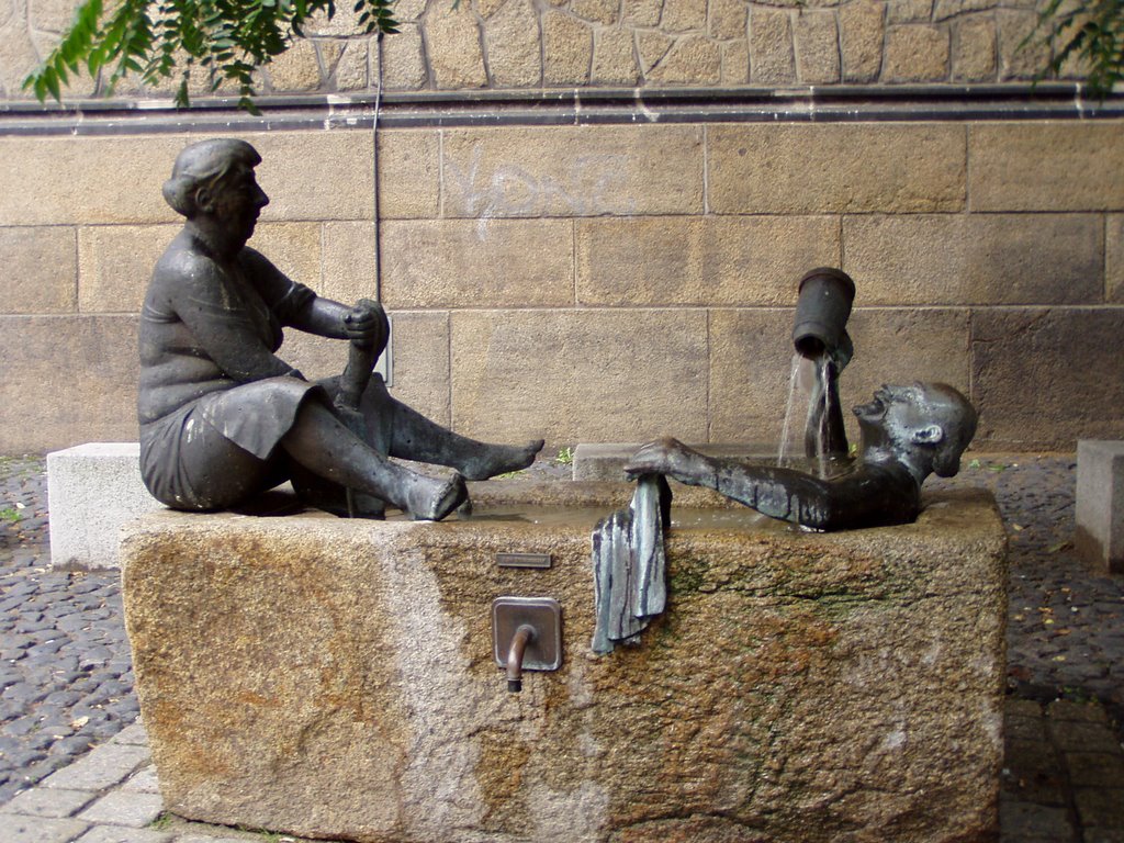 Zecherbrunnen von Gisela Mauermann, in Görlitz