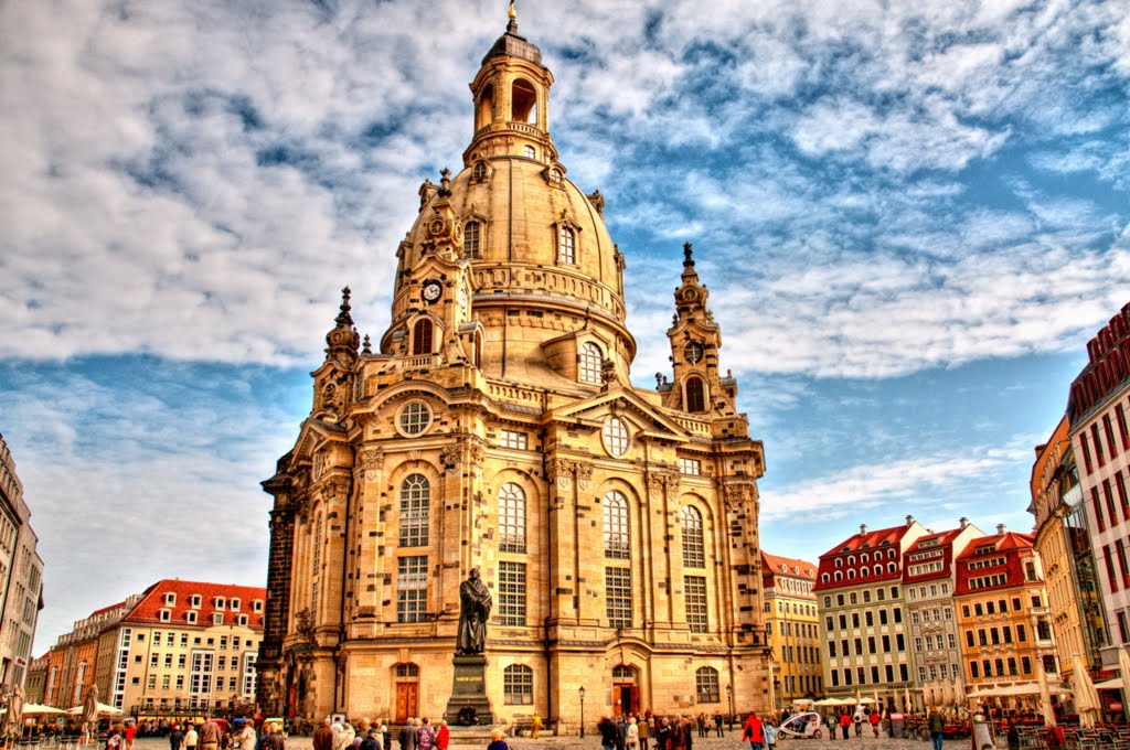 Dresden Frauen Kirche Germany HDR