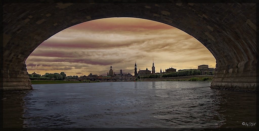 Dresden, Canaletto view