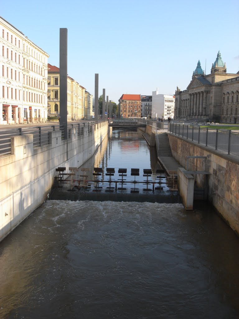 Leipzig ★2010★ Wasserspiele im Pleißemühlgraben