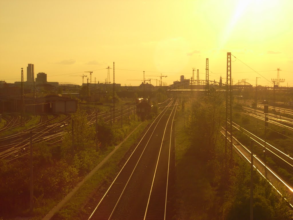 Leipzig ★2010★ Gleisanlagen am Hbf.