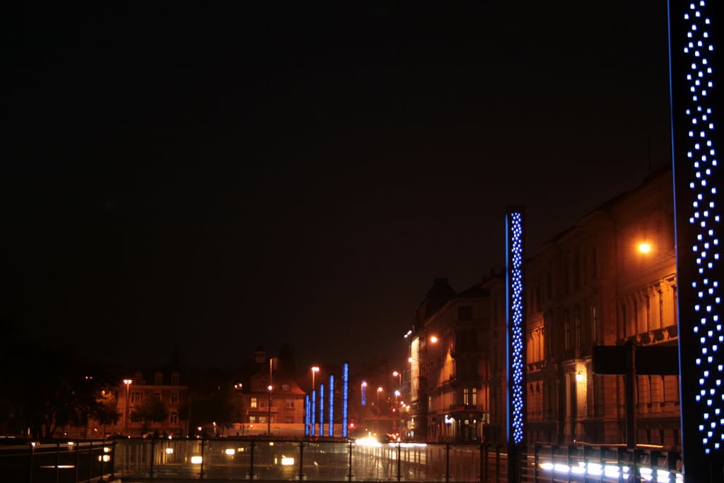 Leipzig ✰2010✰ Stelen in Blau
