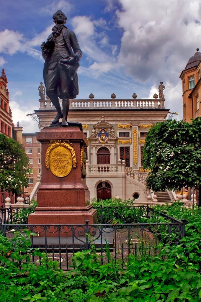 Johann Wolfgang von Goethe Denkmal, Leipzig.
