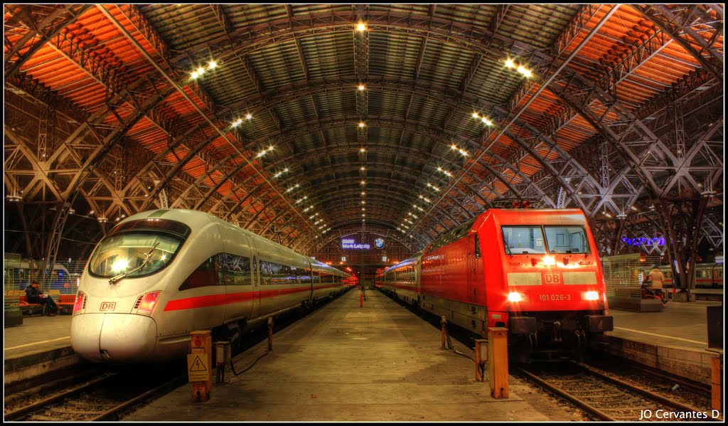 Leipzig Hauptbahnhof / ICE & RB