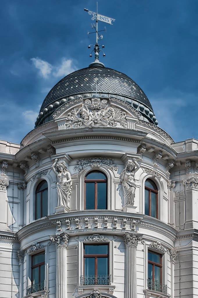 Die Sachsen Bank in Leipzig erbaut 1875.