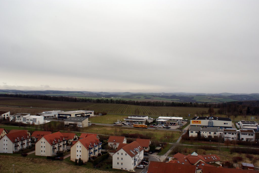 Blick vom Hochhaus