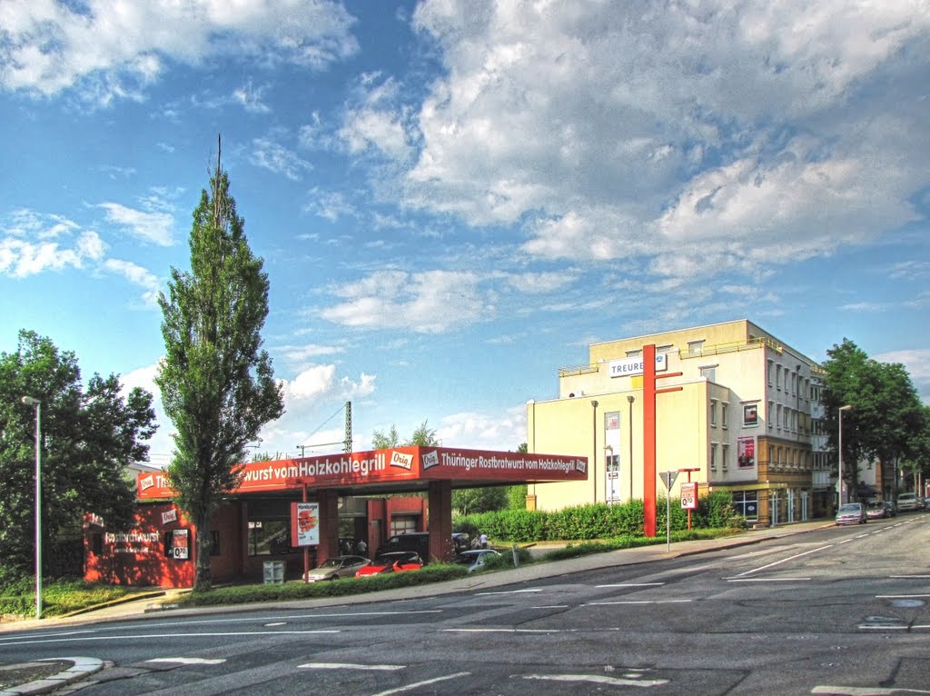 Chemnitz - alte Tankstelle mit neuer Funktion