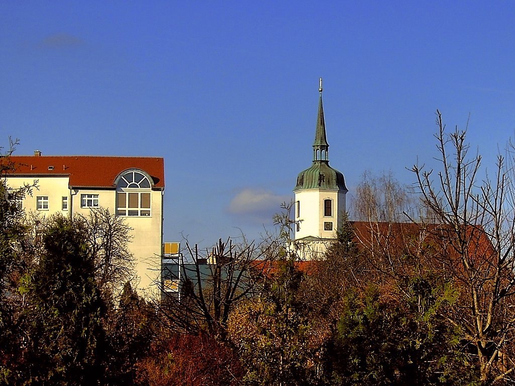 Blick auf die Johanneskirche