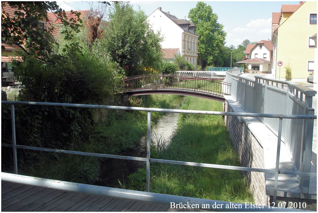Alte Elster mit Brücken