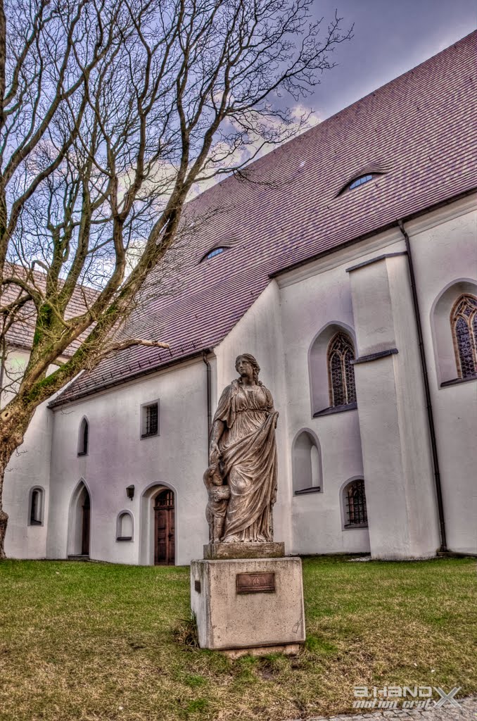 Kunststeinkopie  der "Aumüller-Statue" - Artificial stone copy