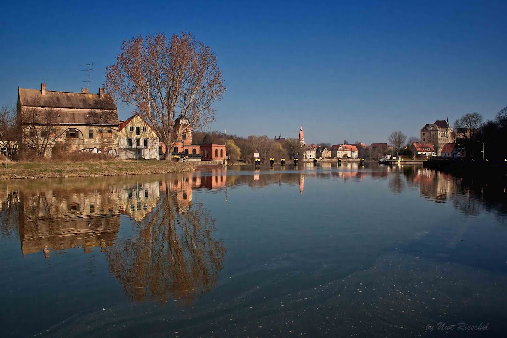 Wasserwerk, Saalemühle und Wehr