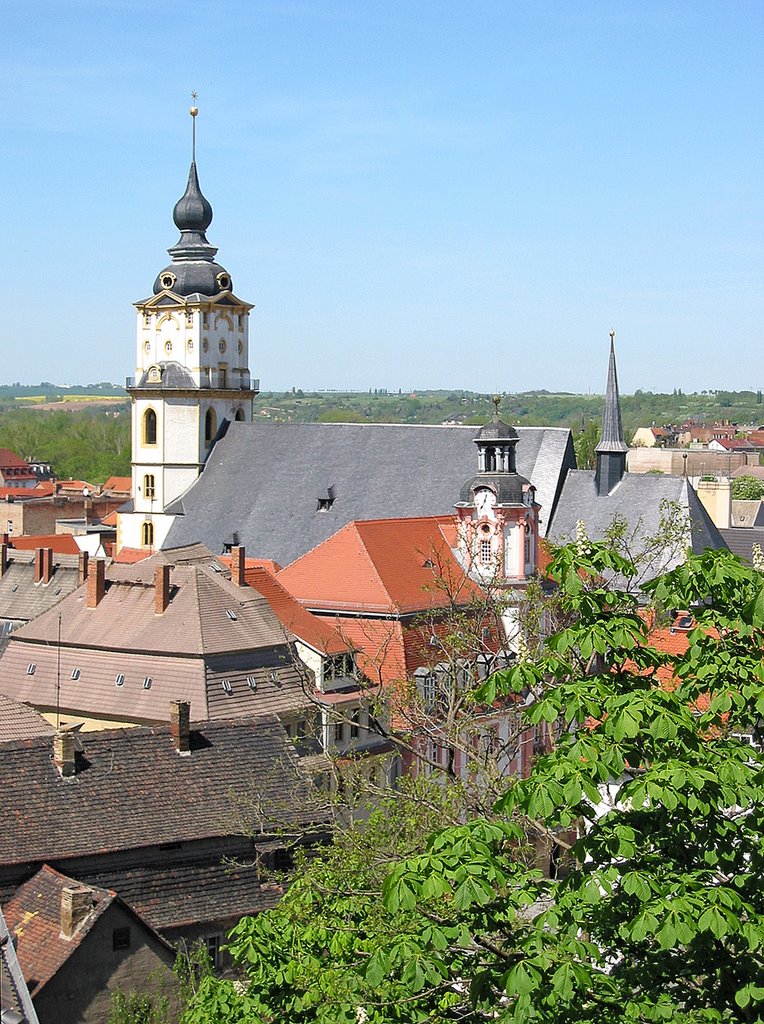 Weißenfels - Kirche St. Marien & Rathaus