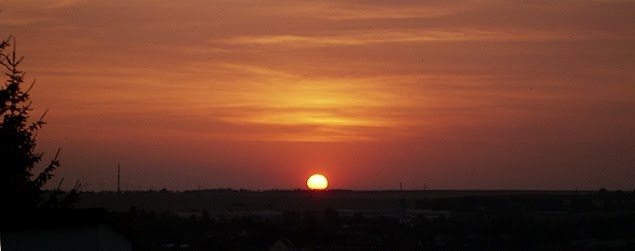 Sonnenuntergang üb. Weißenfels (West)