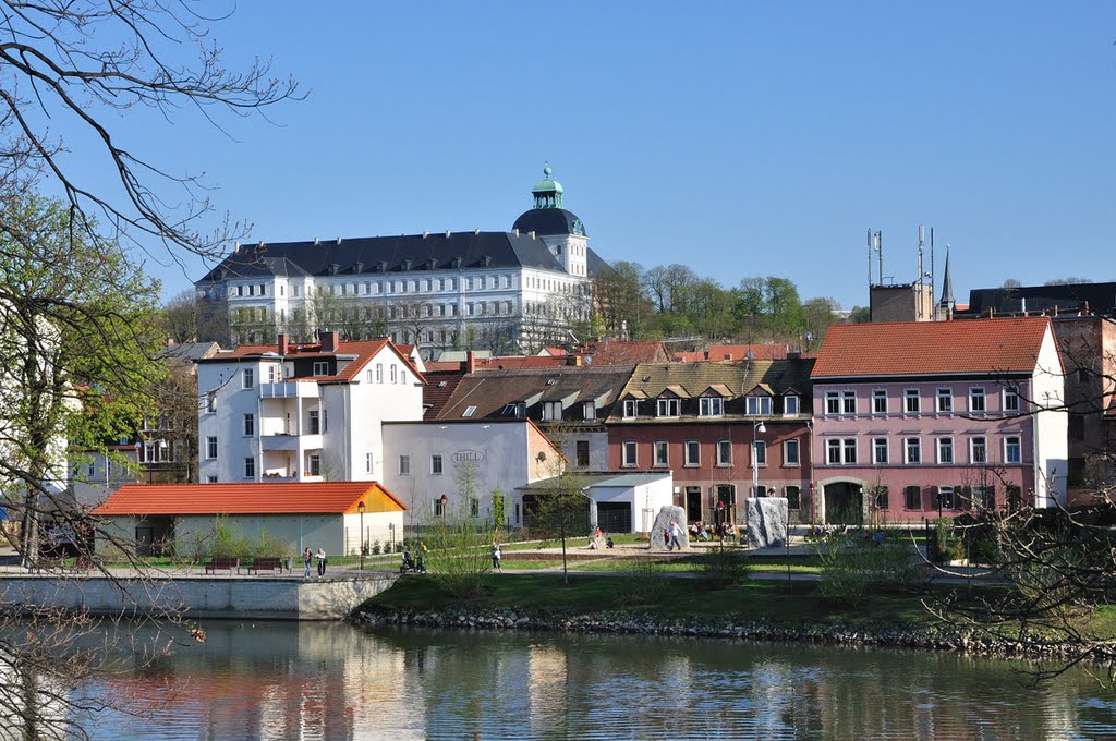 Weißenfels an der Saale mit Schloss Neu-Augustusburg und "Stadtbalkon" [2010]