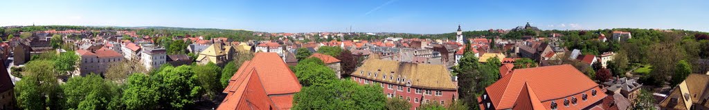 Blick vom Turm des Goethegymnasiums [2001]