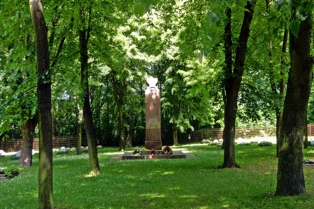 sowjetischer Ehrenfriedhof im Klemmberg Park Weißenfels