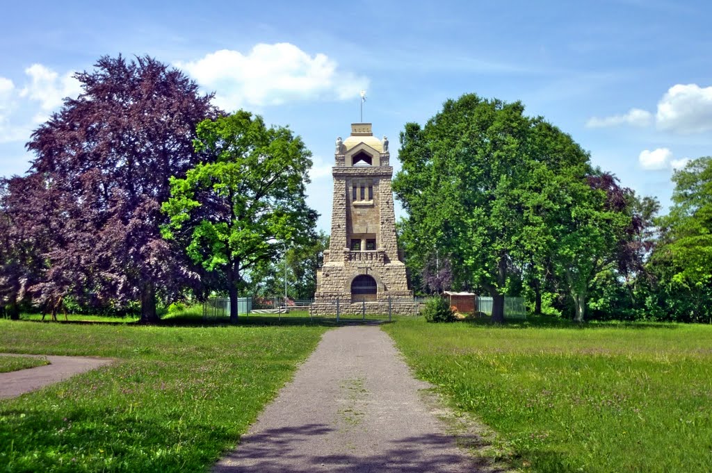 Bismarckturm im Klemmberg Park Weißenfels
