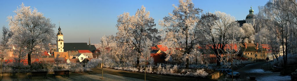 Winterpanorama vom Georgenberg mit Marienkiche und Schloss Neu-Augustusburg [2007]