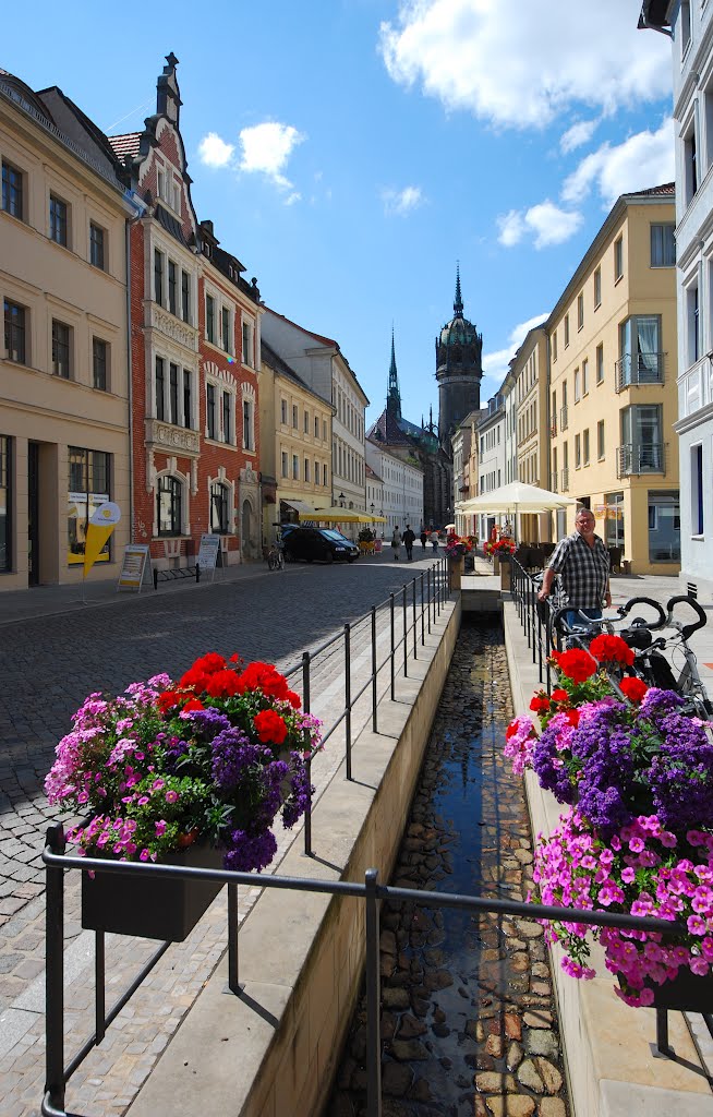 Lutherstadt Wittenberg, Blick zum Schloss