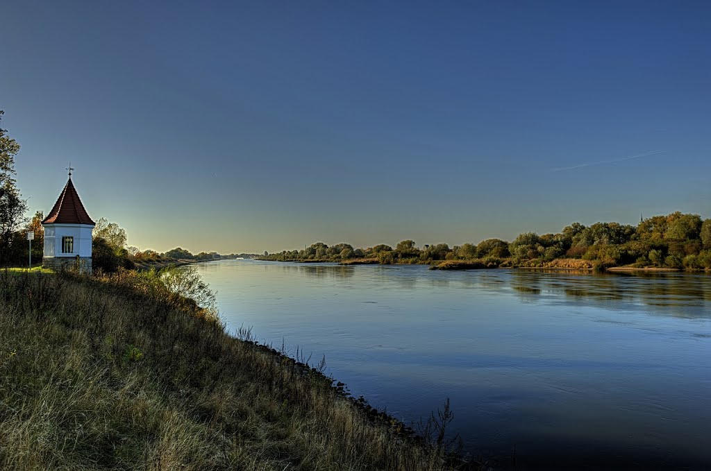 O ποταμός Elbe, Blick auf die Elbe, The river Elbe